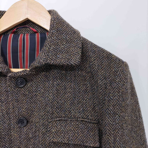 リーツテイラーザズー REATS TAILOR ZAZOUS ヘリンボーンウールジャケット メンズ 38