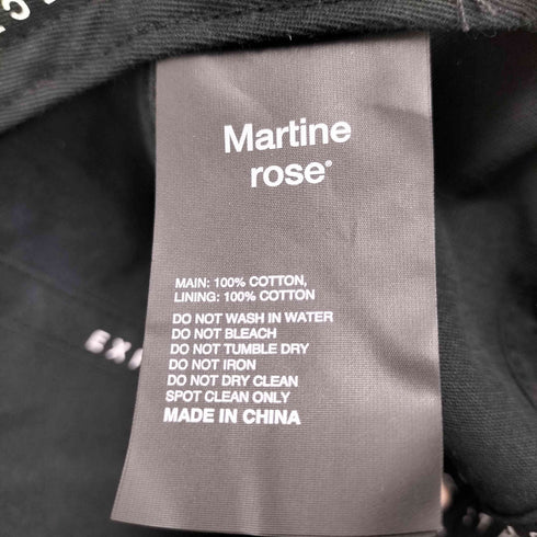 マーティンローズ Martine rose 25AW ROLL BACK CAP / BLK メンズ