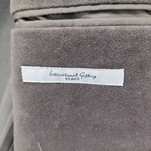 インターナショナルギャラリービームス International Gallery BEAMS モールスキン ピークドラペル ジャケット メンズ JPN:46
