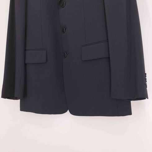 ゴルチエオムオブジェ GAULTIER HOMME objet 90-00S ウール ミックスファブリック 背抜き 3B テーラード ジャケット メンズ FR:46
