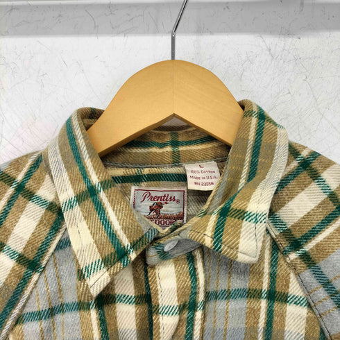 プレンティス Prentiss チェック ウエスタン ネルシャツ メンズ import:L