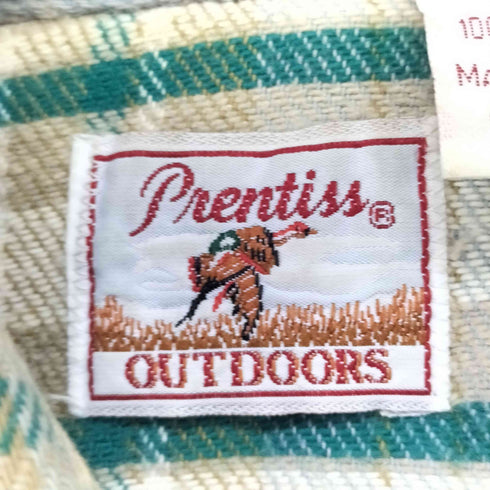 プレンティス Prentiss チェック ウエスタン ネルシャツ メンズ import:L