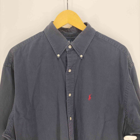 ラルフローレン RALPH LAUREN 90S BLAIRE ポニー刺繍 ボタンダウン L/S シャツ メンズ import:L