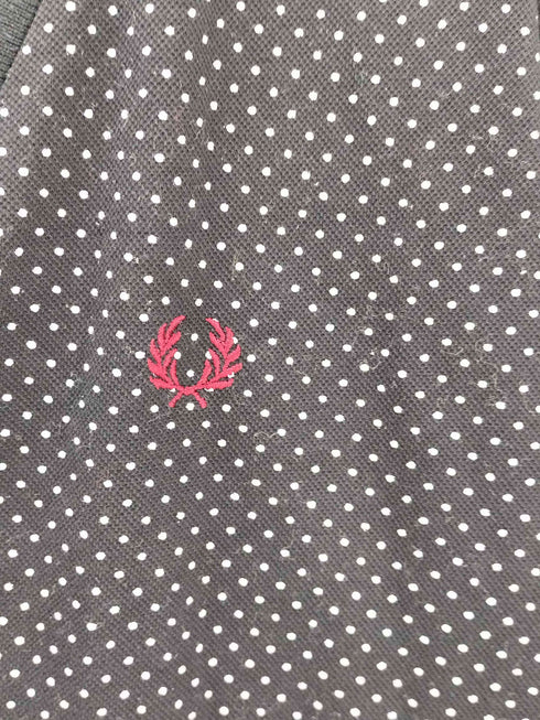 フレッドペリー FRED PERRY ドット 鹿の子 カーディガン メンズ JPN:L