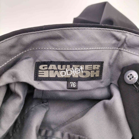 ゴルチエオムオブジェ GAULTIER HOMME objet 90-00S 1タック センタープレス ジップフライ テーパード スラックス メンズ 76