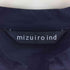 ミズイロインド mizuiro ind バンドカラー ブラウス レディース