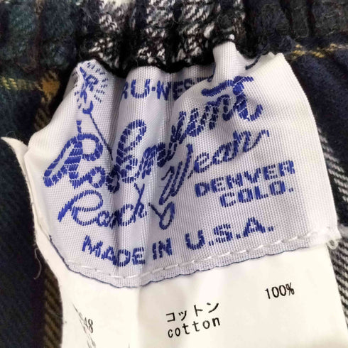 ロックマウント ROCK MOUNT USA製 コットン フランネル しわ加工 ロングスカート レディース JPN:S