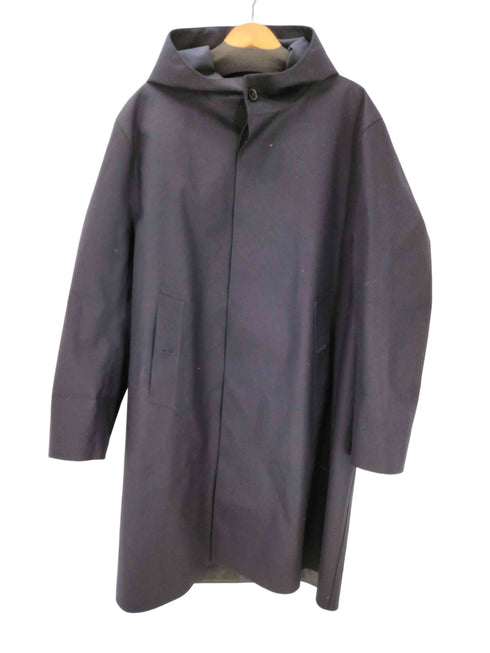 マッキントッシュ Mackintosh 英国製 CULLEN カレン 撥水 フーデット genuine handmade ゴム引き コート 比翼 レディース 9U/K7