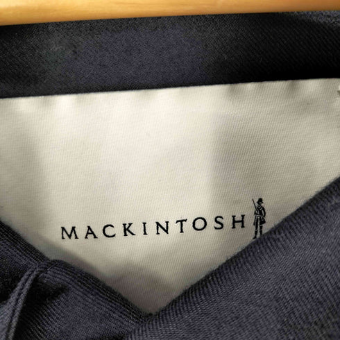 マッキントッシュ Mackintosh 英国製 CULLEN カレン 撥水 フーデット genuine handmade ゴム引き コート 比翼 レディース 9U/K7