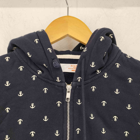 ビームス BEAMS 錨柄ジップアップパーカー メンズ JPN:M