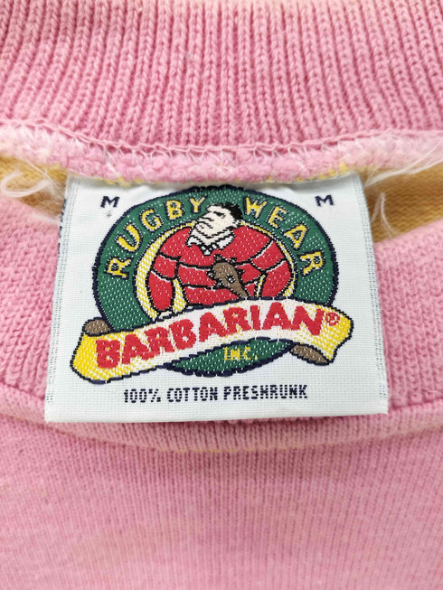 バーバリアン BARBARIAN ボーダー クルーネックカットソー メンズ import:M