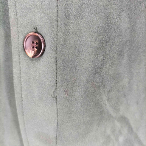 ザラ ZARA スエード調 シャツジャケット メンズ import:L