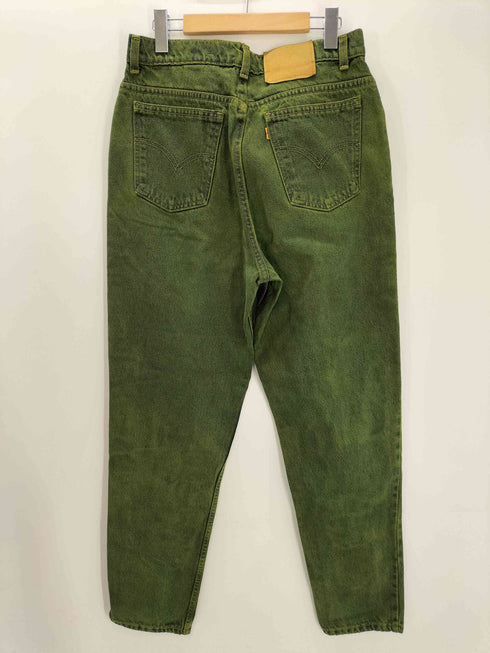 リーバイス Levis 90S 96年製 USA製 ボタン裏 581 刻印 オレンジタブ TAPERED FIT 先染め 5ポケット ワイド テーパード デニム パンツ メンズ