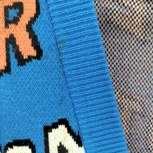 VAMPIRE WEEKEND Never Total Logo Pattern Cardigan メンズ
