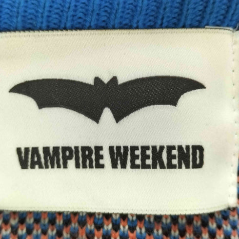 VAMPIRE WEEKEND Never Total Logo Pattern Cardigan メンズ