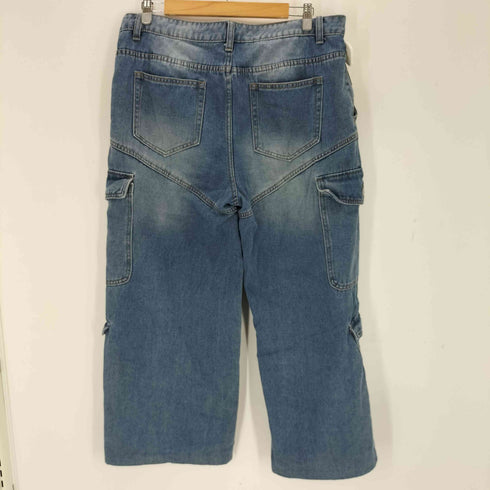 ワイドデニムカーゴパンツ メンズ JPN:L