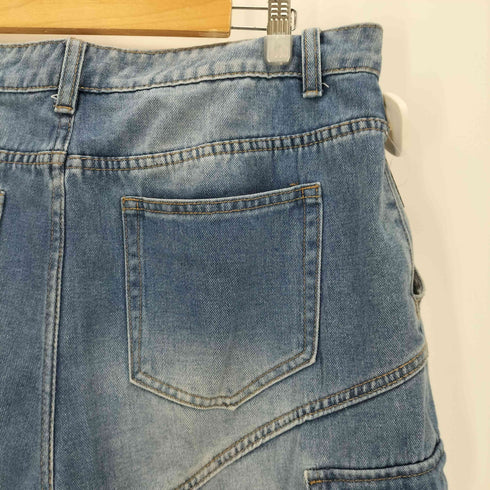 ワイドデニムカーゴパンツ メンズ JPN:L