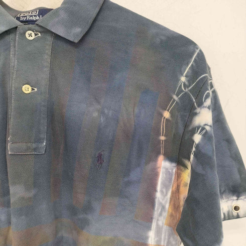 ポロバイラルフローレン Polo by RALPH LAUREN タイダイ ポニー刺繍 鹿の子 ポロシャツ メンズ import:S