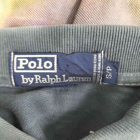 ポロバイラルフローレン Polo by RALPH LAUREN タイダイ ポニー刺繍 鹿の子 ポロシャツ メンズ import:S