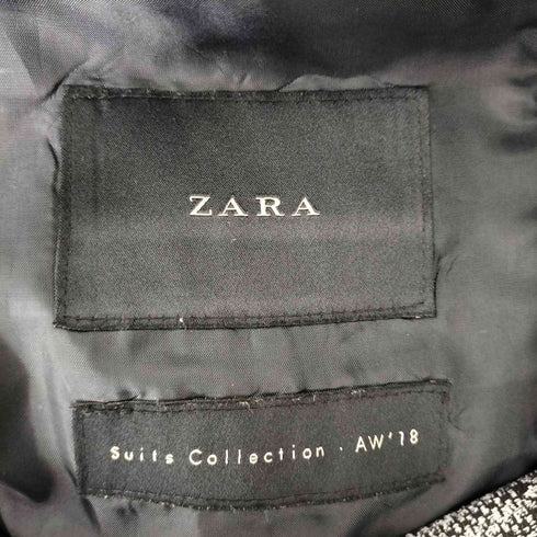 ザラ ZARA Suits Collection グレンチェック シングル 2B スーツ セットアップ メンズ 52