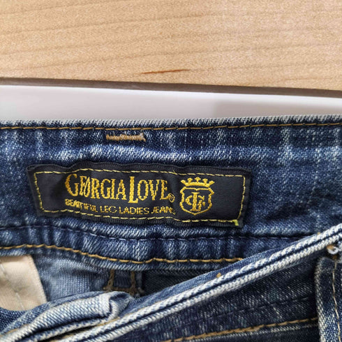 GEORGIA LOVE Y2K フレアデニムパンツ レディース W66