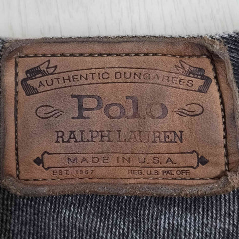 ポロラルフローレン POLO RALPH LAUREN USA製 ブラックデニム メンズ W31 L30