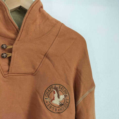 チャップスラルフローレン CHAPS RALPH LAUREN 80S ショールカラー 刺繍 スウェット トレーナー メンズ import:M