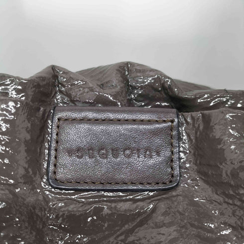 SEQUOIA エナメル ハンドバッグ レディース