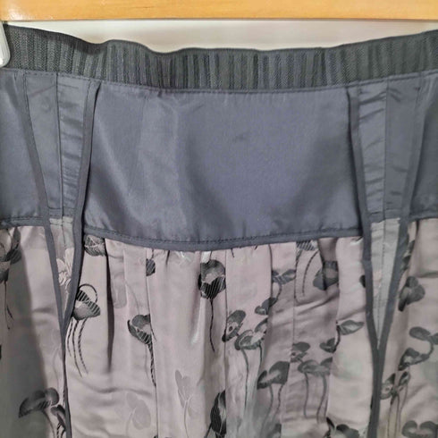 マークジェイコブス MARC JACOBS ririジップ シルク混 花柄 ジャガード フレアスカート レディース JPN:0