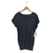 ズッカ ZUCCa フレンチスリーブボーダーカットソー レディース import:M