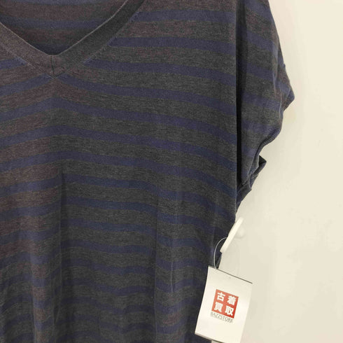 ズッカ ZUCCa フレンチスリーブボーダーカットソー レディース import:M