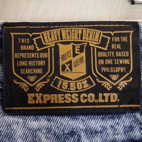 エクスプレス EXPRESS ケミカルウォッシュ テーラードデニム メンズ UK:32-33