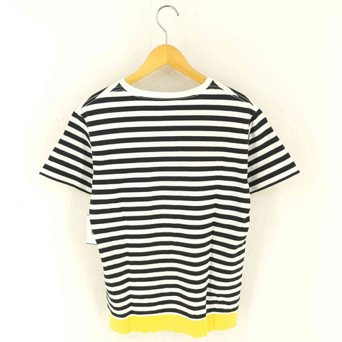ミスタージェントルマン MR.GENTLEMAN S/S ボーダーコットンクルーネックTシャツ メンズ import:L
