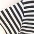 ミスタージェントルマン MR.GENTLEMAN S/S ボーダーコットンクルーネックTシャツ メンズ import:L
