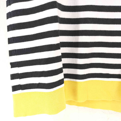 ミスタージェントルマン MR.GENTLEMAN S/S ボーダーコットンクルーネックTシャツ メンズ import:L