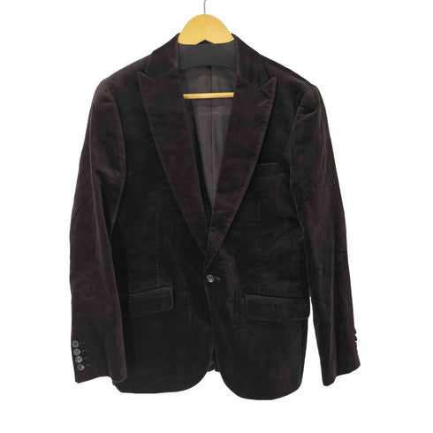 ムッシュ二コル MONSIEUR NICOLE ベロア テーラードジャケット メンズ JPN:48