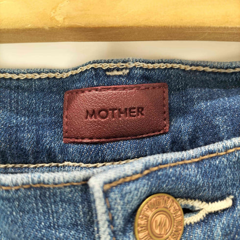 マザー mother INSIDER CROP STEP FRAY ブーツカット デニム パンツ Y2K レディース JP27