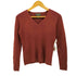 バナナリパブリック BANANA REPUBLIC 90s EXTRA FINE ITALIAN MERINO 香港製 メリノウール Vネック ニット レディース import:M