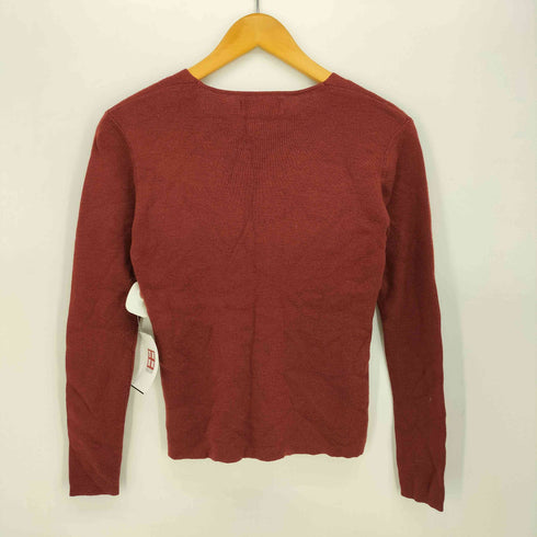 バナナリパブリック BANANA REPUBLIC 90s EXTRA FINE ITALIAN MERINO 香港製 メリノウール Vネック ニット レディース import:M