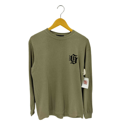 ギャングスタビル GANGSTERVILLE SHAMROCK LADY -L/S T-SHIRTS 背面プリント 長袖カットソー メンズ JPN:M
