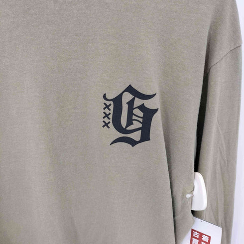 ギャングスタビル GANGSTERVILLE SHAMROCK LADY -L/S T-SHIRTS 背面プリント 長袖カットソー メンズ JPN:M