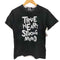 ブラックコムデギャルソン BLACK COMME des GARCONS 23aw TRVE HEART STRONG MIND ステッチ クルーネックカットソー Unisex メンズ JPN:S