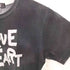 ブラックコムデギャルソン BLACK COMME des GARCONS 23aw TRVE HEART STRONG MIND ステッチ クルーネックカットソー Unisex メンズ JPN:S