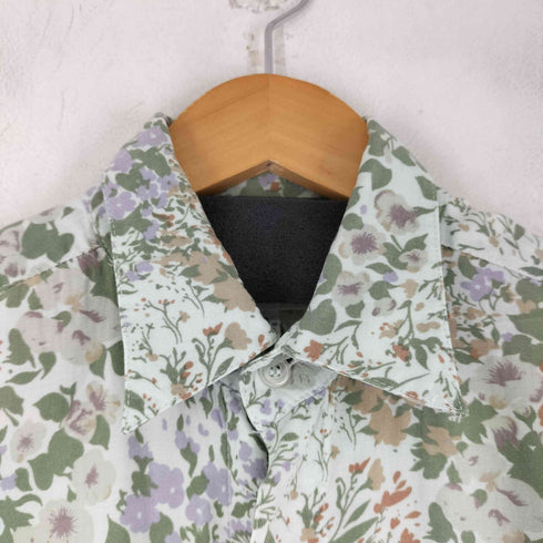 ゲスジョージズマルシアーノ GUESS BY GEORGES MARCIANO 90S 花柄 L/S レーヨンシャツ メンズ JPN:3