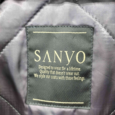サンヨー SANYO 中綿シルクライナー付きステンカラーコート メンズ 90-78-165