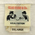 グラッドハンド GLADHAND GHCO. STAMP T-SHIRTS USA製 フロントプリント 長袖カットソー メンズ 2XL