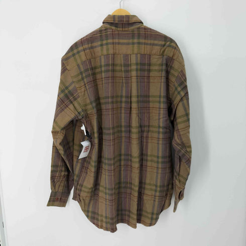 バナナリパブリック BANANA REPUBLIC OLD ポルトガル製 チェック レギュラーカラーシャツ メンズ import:L