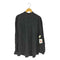 SILK SENSAZIONE シルク100% シアーバンドカラーシャツ メンズ import:M
