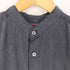 SILK SENSAZIONE シルク100% シアーバンドカラーシャツ メンズ import:M