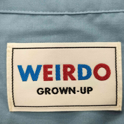 ウィアード WEIRDO WRD CORP S/S SHIRT ロゴデザイン オープンカラー 半袖シャツ メンズ JPN:M